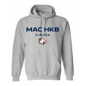 MAC-HKB szürke kapucnis pulóver