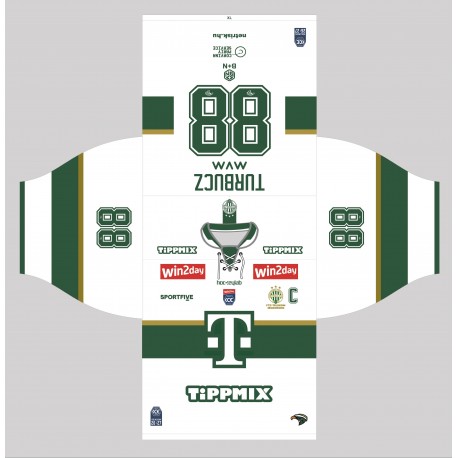 FTC - 2026/2027 Hivatalos szurkolói mez EGYEDI NÉVVEL ÉS SZÁMMAL FEHÉR